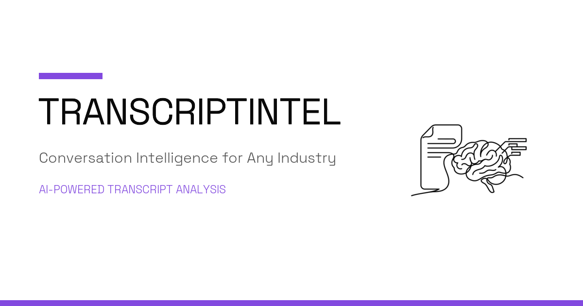 Home | TranscriptIntel